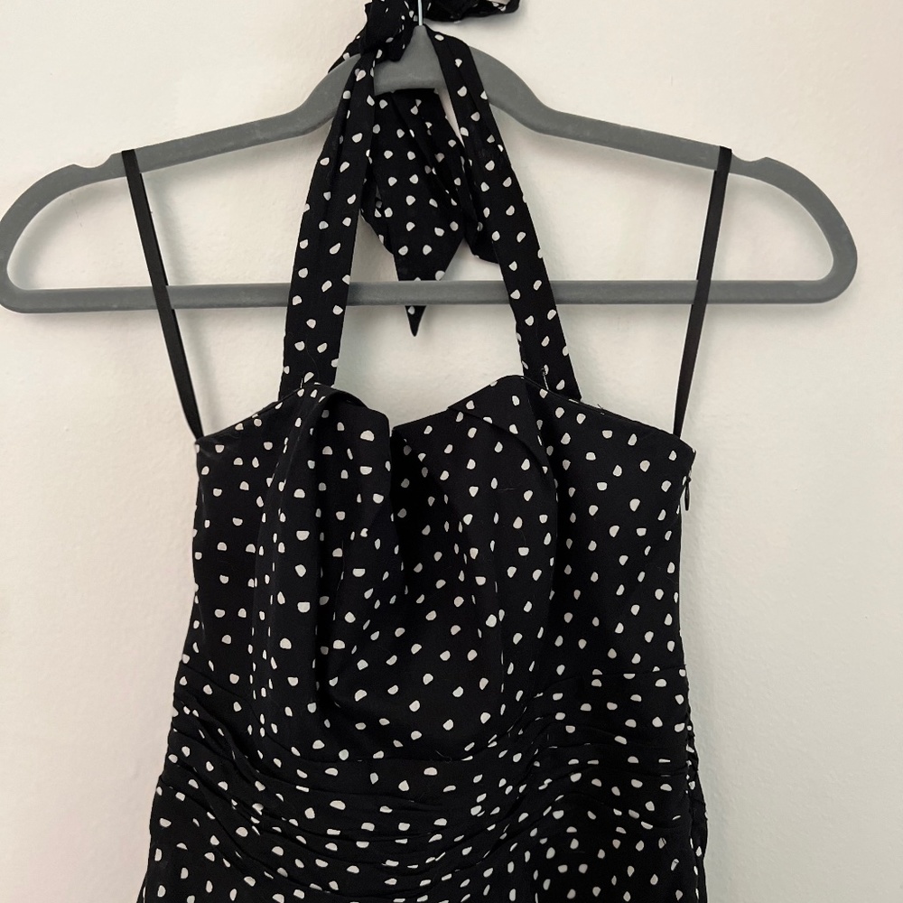 WHBM Pin Up style Halter Dress / Size 0 / w removable straps